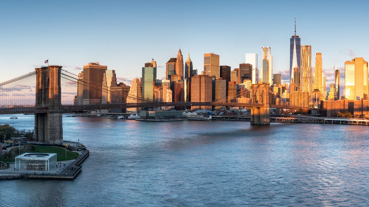 skyline view of New York City, United States