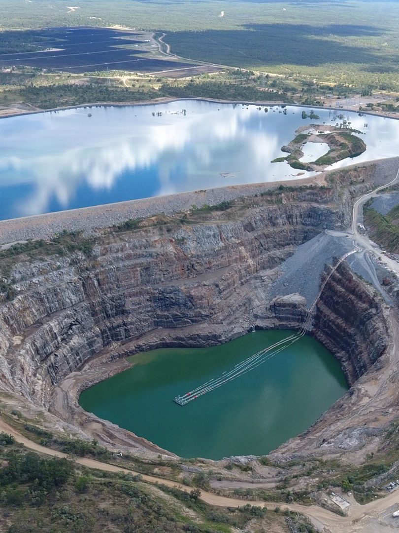 Aerial photo of the Kidston Pumped Storage Hydro