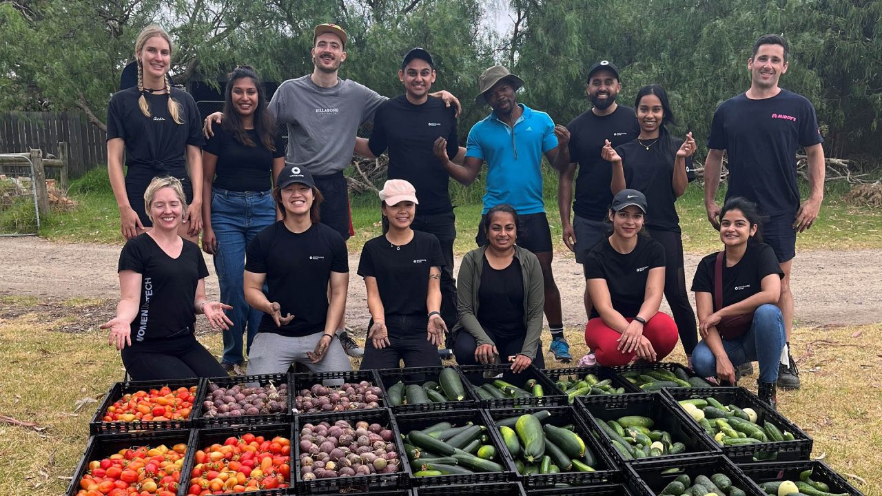 Our people volunteering at Food For Change, Melbourne