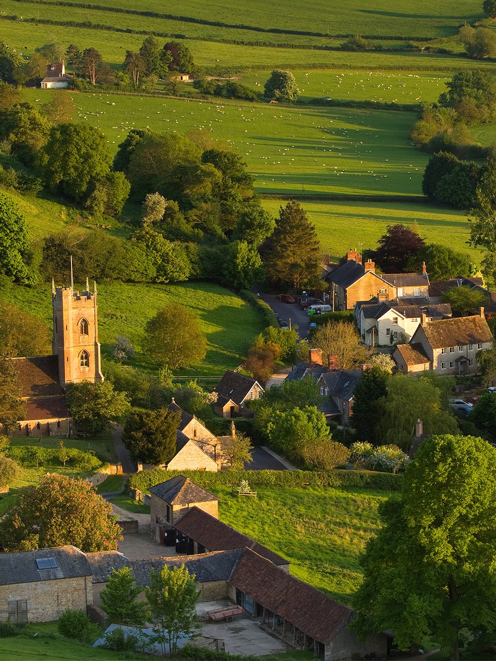 Rural community in the hills