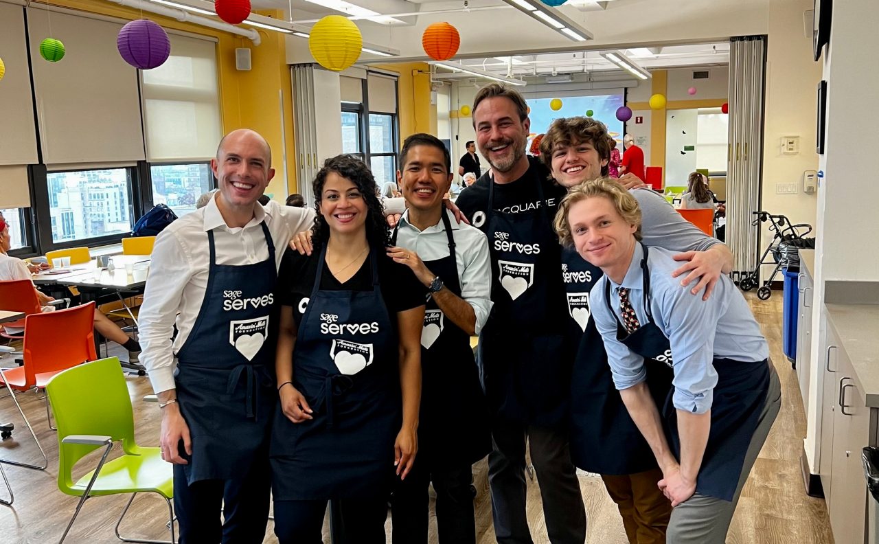 Our people volunteering at the SAGE (Advocacy & Services for LGBTQ+ Elders) drop in centre in Manhattan, New York